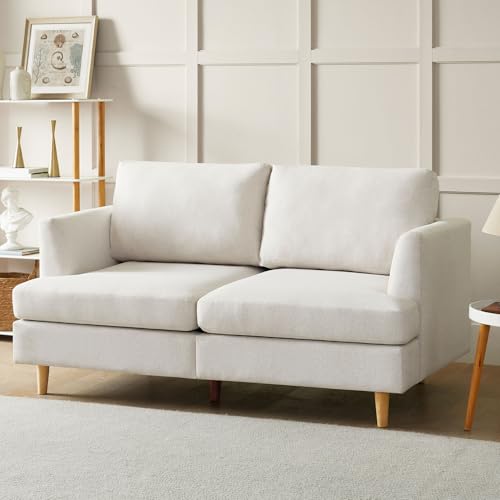 Mid-Century Loveseat Couch for Small Spaces