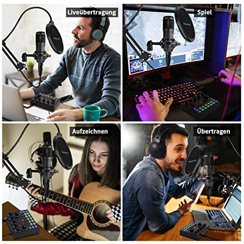 Podcast Equipment Bundle for Two: Mic & Mixer