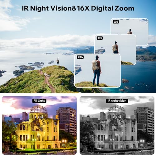 4K Vlogging Camera with Microphone and Stabilizer