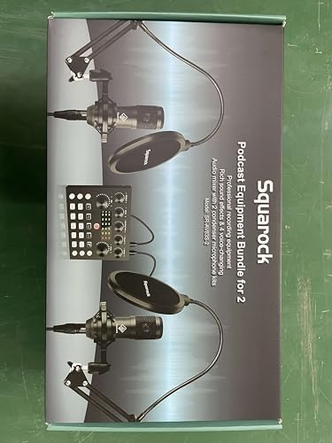 Podcast Equipment Bundle for Two: Mic & Mixer