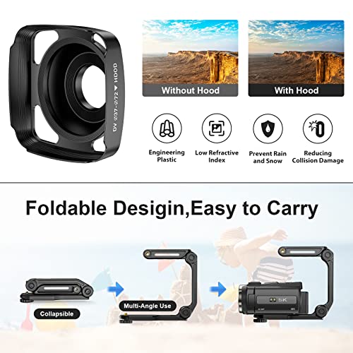 5K Vlogging Camera with Microphone and Accessories