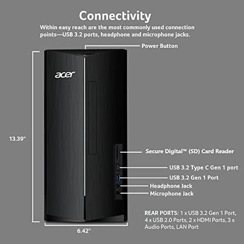 Acer Aspire TC-1780 Desktop with Intel Core i5