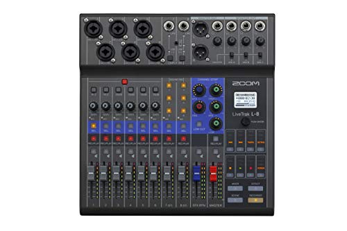 Zoom LiveTrak L-8 Podcast Mixer and Recorder