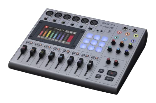 Zoom PodTrak P8 Podcast Recorder with 6 Inputs
