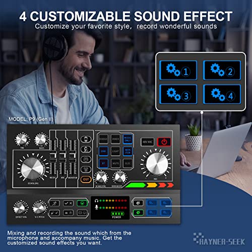 Podcast Equipment Bundle with Aluminum Panel & Microphone