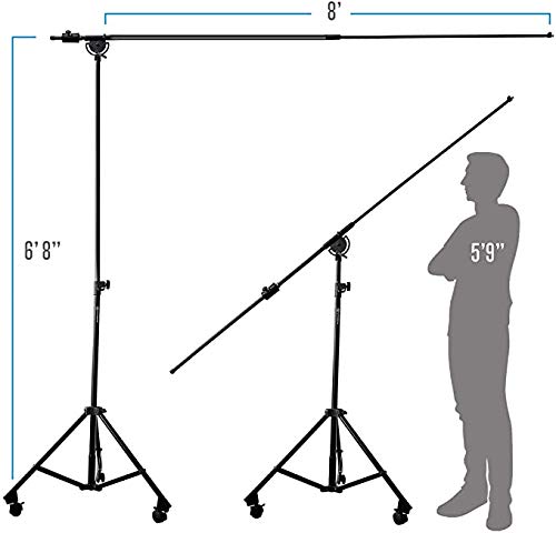 AxcessAbles Heavy Duty Microphone Boom Stand