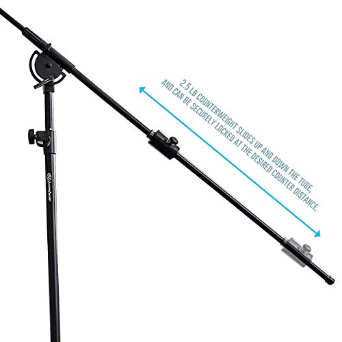 AxcessAbles Heavy Duty Microphone Boom Stand