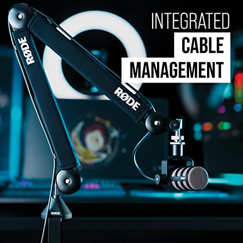 RØDE PSA1+ Professional Studio Arm with Spring Damping and Cable Management, Black