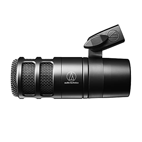 Audio-Technica AT8700 Adjustable Microphone Boom Arm (at 8700) & AT2040 Hypercardioid Dynamic Podcast Microphone (at 2040), XLR,Black