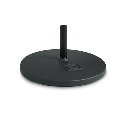 Gator Frameworks Microphone Stand with 12" Weighted Base and Deluxe Soft Grip Squeeze Height Adjustment (GFW-MIC-1201), 12" Weighted Base - Deluxe Height Adjust & Boom Arm (GFW-MIC-0020)