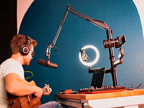 Gator Frameworks All-In- One Content Creator Tree with Light, Mic & Camera Attachments (GFW-ID-CREATORTREE)