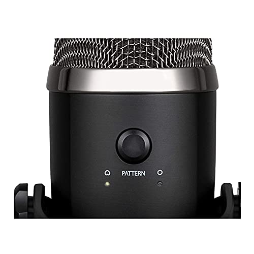 Blue Yeti Nano Premium USB Mic Black Bundle with Boom Arm, Shock Mount and Pop Filter (4 Items)
