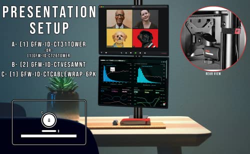 Gator Frameworks All-In- One Content Creator Tree with Light, Mic & Camera Attachments (GFW-ID-CREATORTREE)