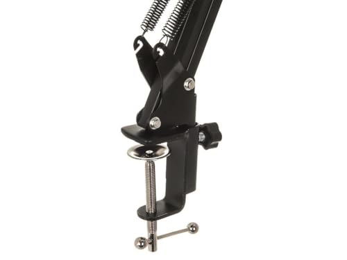 StreamEye BOOMARM1 Boom Arm Mic Stand with Desktop Mount (Four-Pack), Detachable Clips, Professional Grade XLR Cables, Microphone Pop Filters and Cable Ties