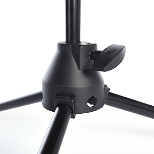 3 Pack LyxPro Microphone Stand Boom Arm Tilting Rotating Floor Podium Stage or Studio Strong Durable And Foldable Height 38.5"- 66" Extends Arm to 29 3/8" Comes With 3/8" and 5/8" mount Adapters TMS-1