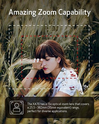 Canon XA70 4K Pro Camcorder with Dual AF