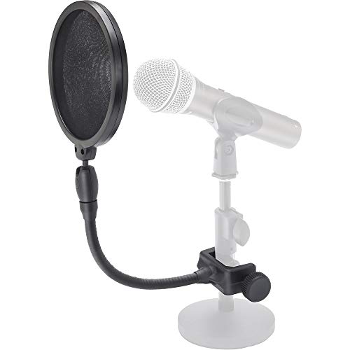 Samson C01 Studio Condenser Mic + Pop Filter and Gooseneck + Spider Shock Mount + Desk-Mounted Broadcast/Podcast Boom Mic Stand - Deluxe Bundle