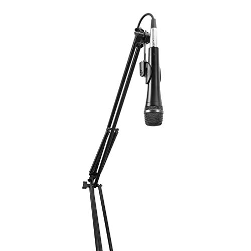Zoom ZDM-1 Dynamic Microphone x2 + Broadcast/Webcast Boom Arm x2 + Stereo Headphones x2 + Cleaning Cloth - Top Value Bundle