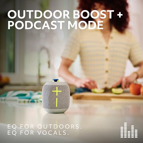 Ultimate Ears WONDERBOOM 4 Wireless Portable Waterproof Bluetooth Speaker, Active Black | Bigger, Bassy-er 360 Degree Sound, Outdoor Boost, Podcast Mode | with Signature Series Shockproof Case