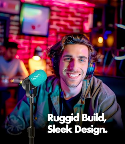 Movo 2 Pack CastMic Dynamic XLR Podcast Microphone Bundle with Tabletop Stand for PC, Gaming, Streaming, YouTube, and Musicians - Cardioid Podcast Mic for Content Creators