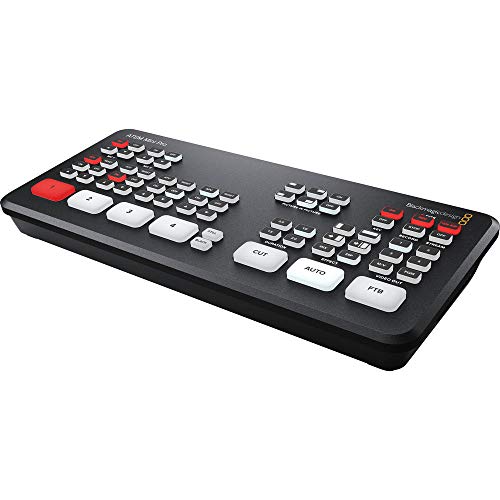 Blackmagic Design ATEM Mini Pro HDMI Live Stream Switcher Bundle with 6’ HDMI Cable, 7’ Cat5e Cable, and 5-Pack of SolidSignal Cable Ties (SWATEMMINIBPR)