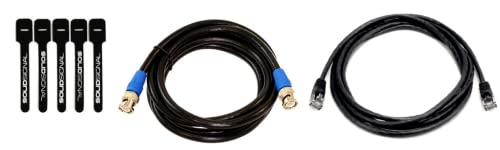 Blackmagic Design ATEM SDI Extreme ISO Live Stream Switcher Bundle with 8’ 6G-SDI Cable, 7’ Cat5e Cable, and 5-Pack of SolidSignal Cable Ties (SWATEMMXEPCEXTISO)