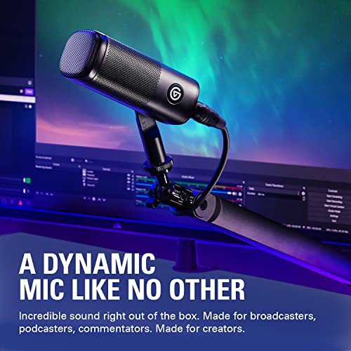 Elgato Audio Mix Bundle - Audio Mixer, Studio Controller, Dynamic XLR Microphone for Podcasting, Streaming, Gaming, Content Creators, Customizable Touch Strip, dials and LCD Keys, PC/Mac