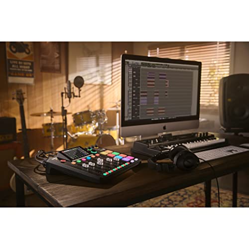 Rode RODECaster Pro II Audio Production Studio Bundle with 3x Zoom ZDM-1 Podcast Mic Packs, 32GB microSD Card and StreamEye Polishing Cloth