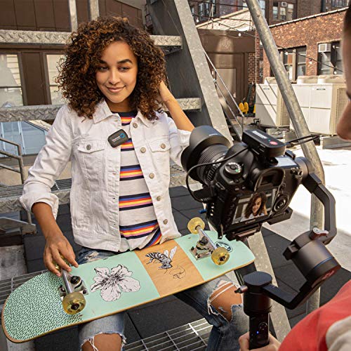 Saramonic Blink500 B2 Ultracompact 2.4GHz Dual-Channel Wireless Lavalier Microphone for Camera DSLR Android iOS Phone Video Microphone -Great for Interview Podcast Live Stream Vlog