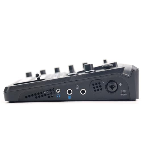 RGBlink Mini-Edge, All in One Video Mixer Switcher 4K Multi-Cam PTZ Controller with 8-Ch Audio Input, 5-Ch Video Input Video Production Solution for Live Streaming, Podcasting, Content Creation...