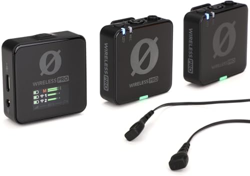 RODE Wireless PRO Microphone System with Lavalier Mics