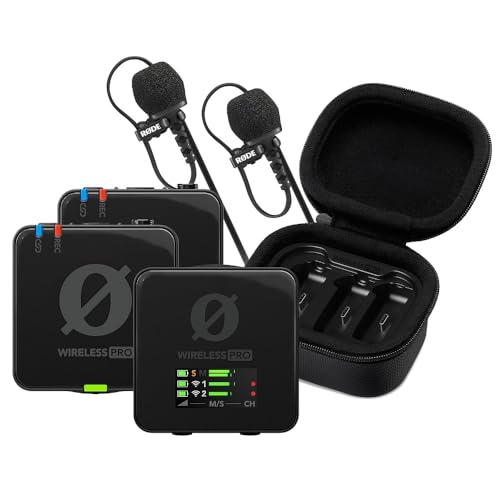 RODE Wireless PRO Microphone System with Lavalier Mics