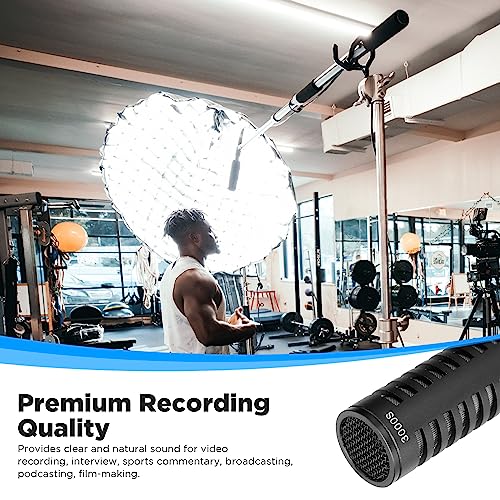 BOYA Professional External Shotgun Microphone for Camera DSLR Camcorder, with Shock Mount, Condenser XLR Mic for Filmmaking Broadcast Video Production Interview