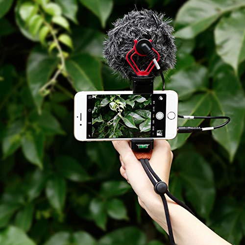 Boya MM1 Universal Camera Microphone Super-Cardioid Shotgun Microphone with Shock Mount for Camera, Consumer, Camcorder iPhone, Android Smartphones