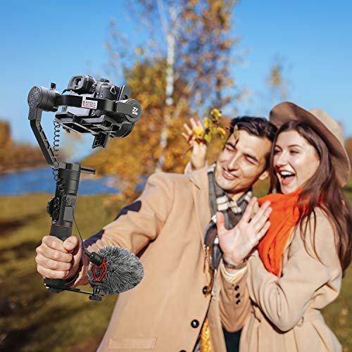 BOYA BY-MM1 Camera Microphone with Shock Mount/Windshield Universal Shotgun Microphone for Cameras & Camcorders,iPhone, Android Smartphones