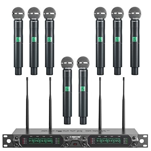 Phenyx Pro Wireless Microphone System - 8 Channels