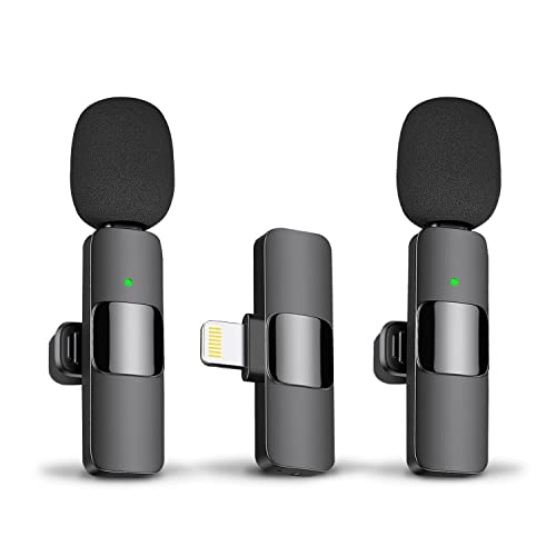 MAYBESTA Wireless Lavalier Microphone for iPhone/iPad