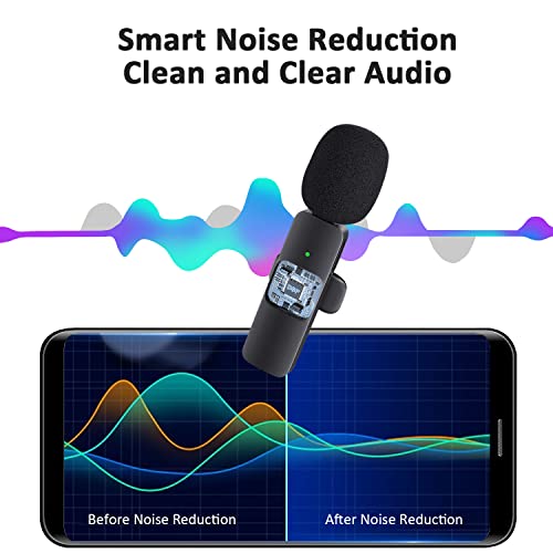 MAYBESTA Wireless Lavalier Microphone for iPhone/iPad