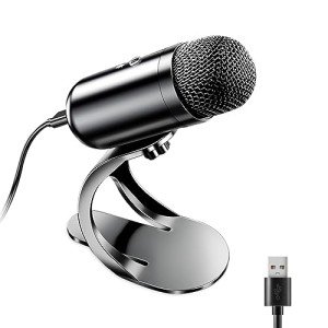 LIANGSTAR USB Podcast Microphone with Mute Button