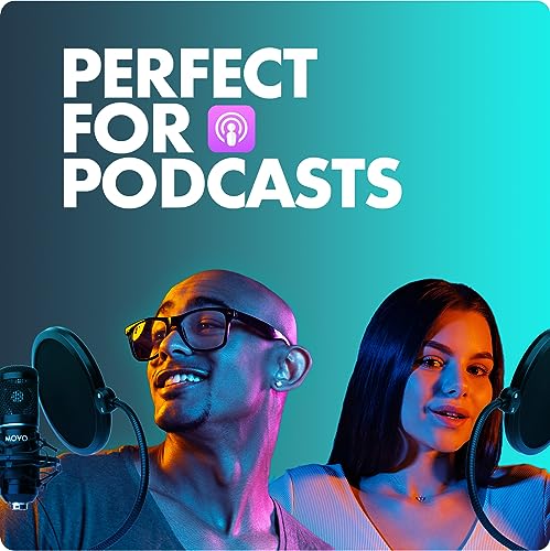 Movo PodPak4T XLR Microphone Bundle for Podcasts