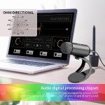 LIANGSTAR USB Podcast Microphone with Mute Button