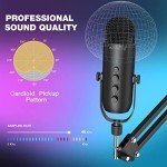 ZealSound USB Podcast Microphone Kit with Boom Arm
