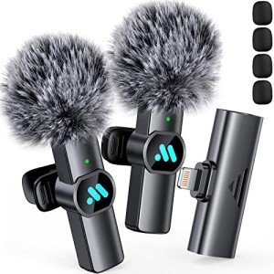 Leettus Wireless Lavalier Microphone for iPhone