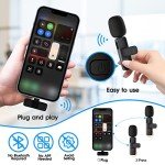 2-Pack Wireless Lavalier Microphones for iPhone & iPad