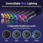 TONOR Dynamic Gaming Mic with RGB Light & Mute