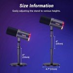 TONOR Dynamic Gaming Mic with RGB Light & Mute