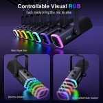 FIFINE RGB XLR/USB Podcast Microphone Kit