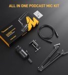 MAONO XLR Dynamic Podcast Mic with Boom Arm