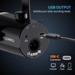 FEELWORLD PM1 Dynamic USB Microphone with Stand