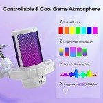 MAONO RGB USB Gaming Microphone with Noise Cancellation